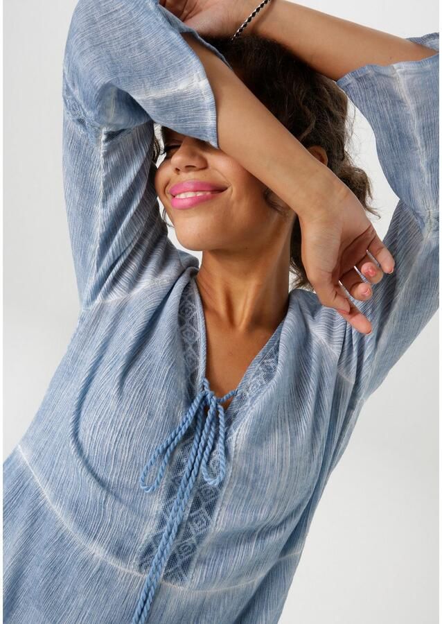 Aniston CASUAL Tuniekjurk met uitgebreide kantversiering (Met jersey onderjurk) - Foto 2