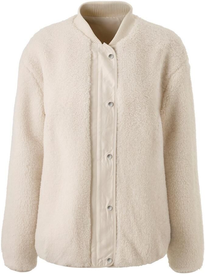 Aniston CASUAL Tweezijdig te dragen jack van knuffelzacht teddy-pluche en gladde geweven stof nieuwe collectie - Foto 2