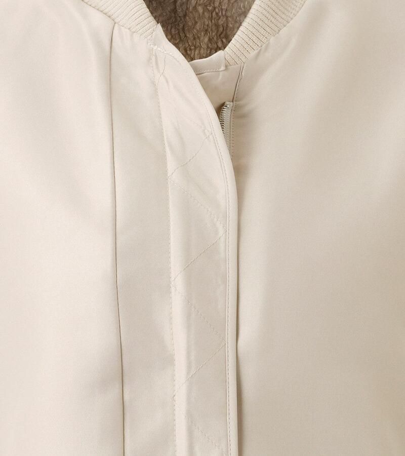 Aniston CASUAL Tweezijdig te dragen jack van knuffelzacht teddy-pluche en gladde geweven stof nieuwe collectie