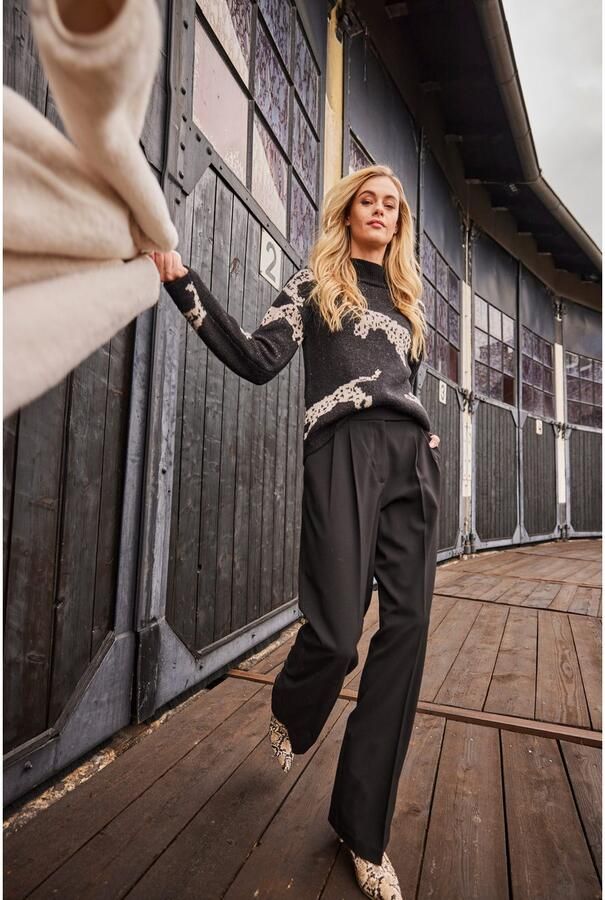 Aniston CASUAL Tweezijdig te dragen jack van knuffelzacht teddy-pluche en gladde geweven stof nieuwe collectie - Foto 8