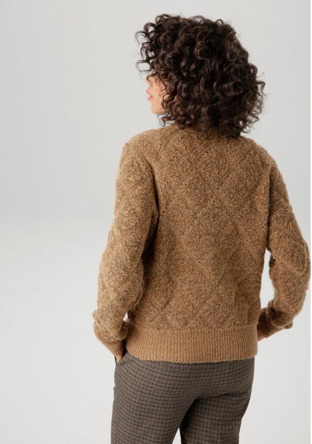 Aniston CASUAL Vest met discreet ruitpatroon in 3d-effect nieuwe collectie - Foto 4