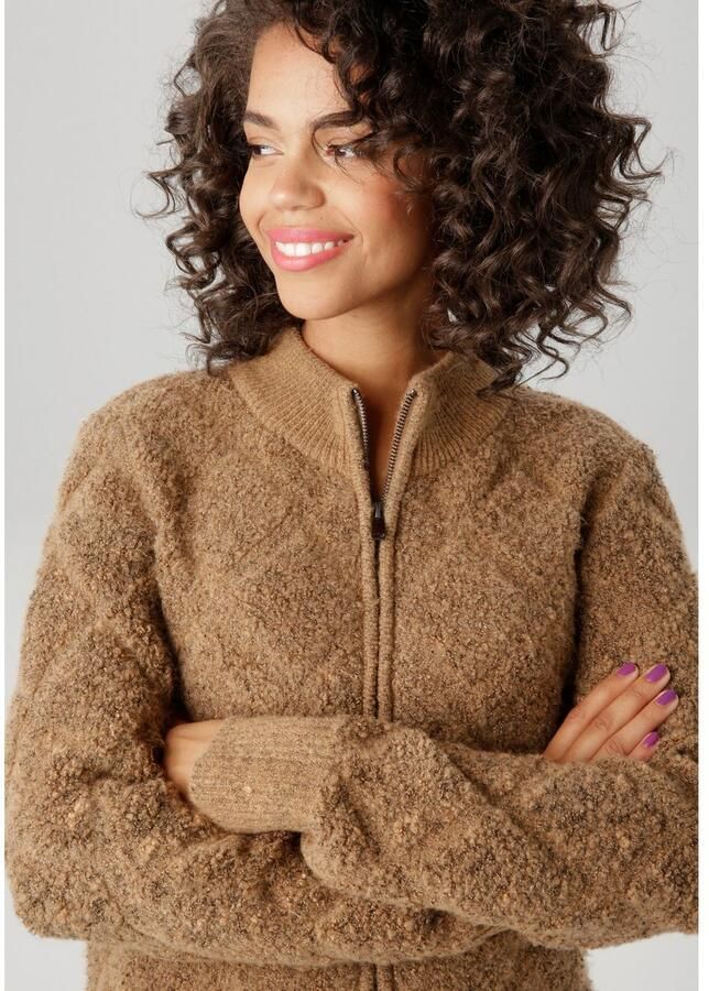 Aniston CASUAL Vest met discreet ruitpatroon in 3d-effect nieuwe collectie - Foto 2