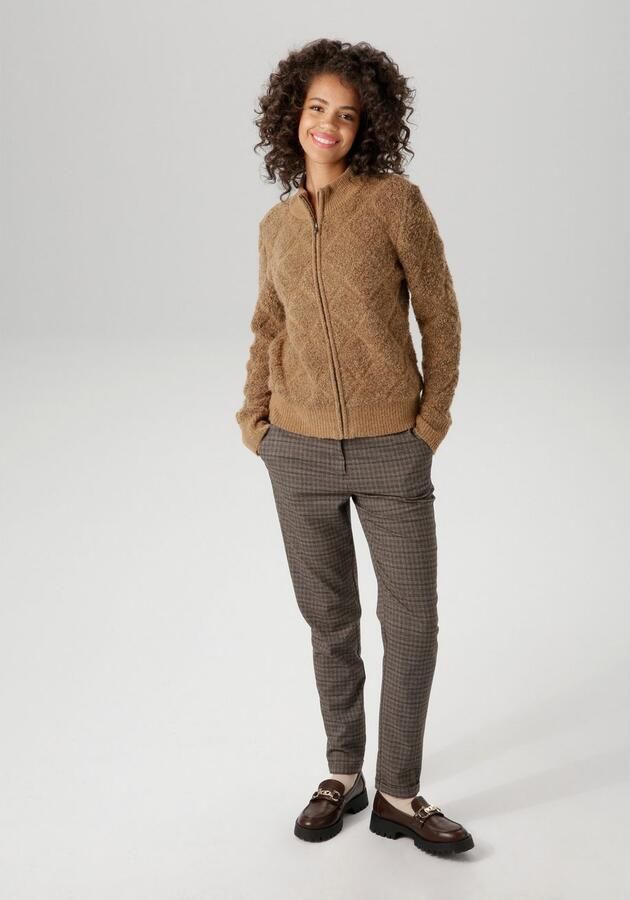 Aniston CASUAL Vest met discreet ruitpatroon in 3d-effect nieuwe collectie - Foto 5