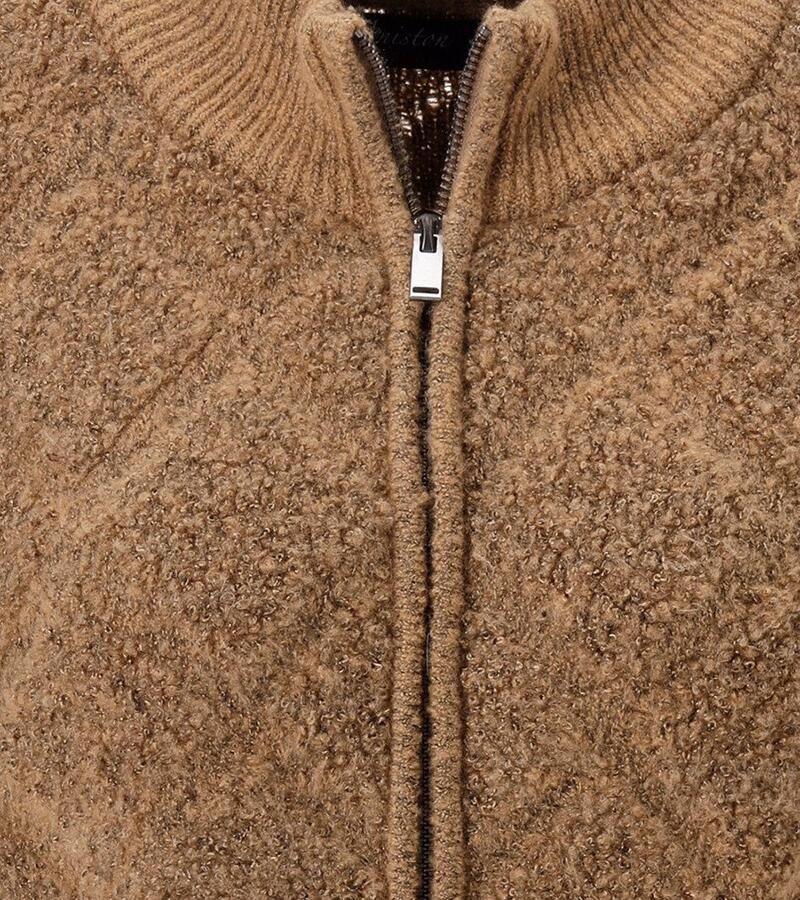 Aniston CASUAL Vest met discreet ruitpatroon in 3d-effect nieuwe collectie