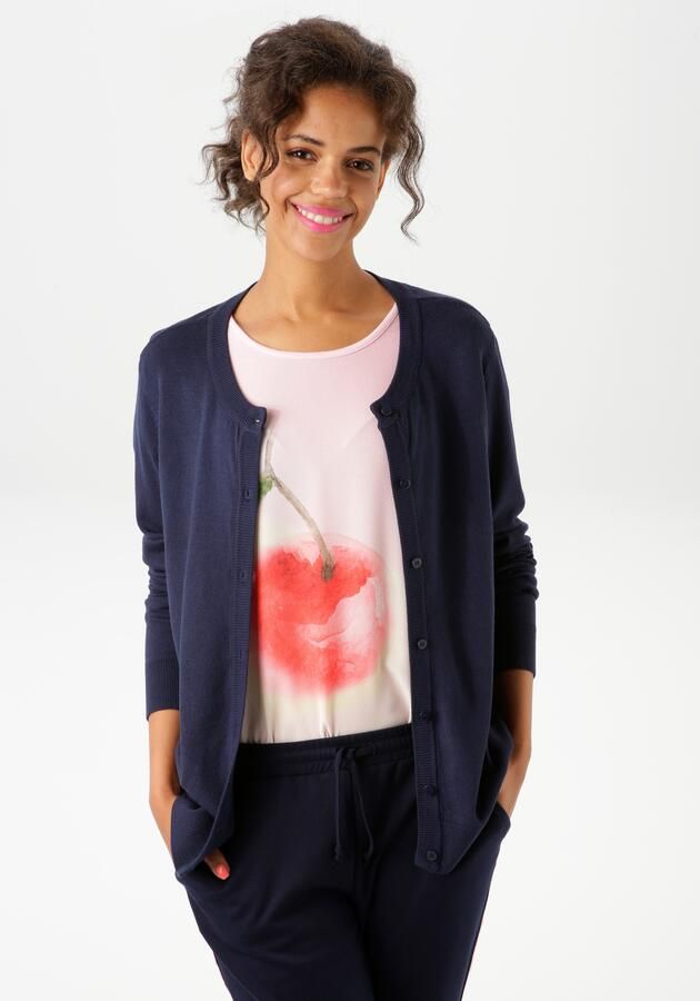 Aniston CASUAL Vest met ronde hals - Foto 10