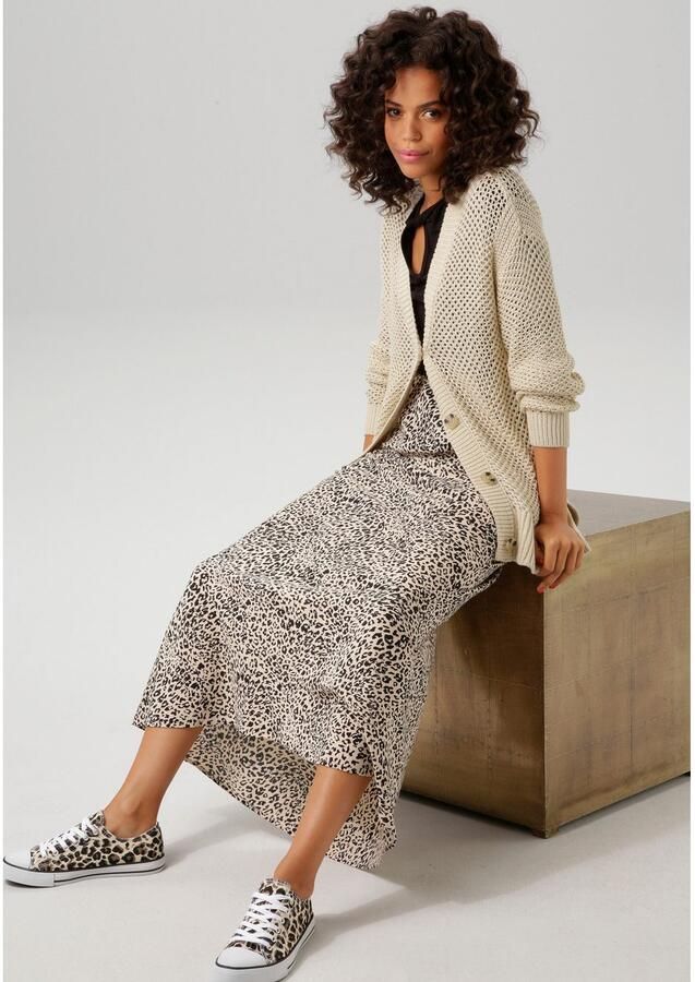 Aniston CASUAL Vest met trendy gaatjesbrei-patroon - Foto 4