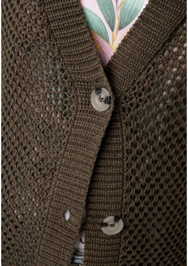 Aniston CASUAL Vest met trendy gaatjesbrei-patroon - Foto 3