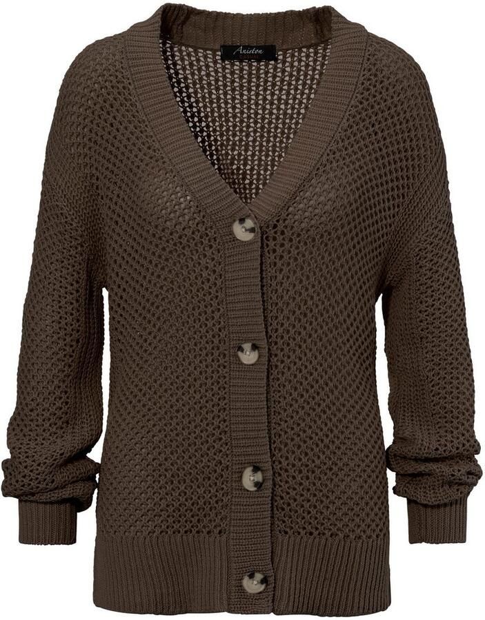 Aniston CASUAL Vest met trendy gaatjesbrei-patroon - Foto 2