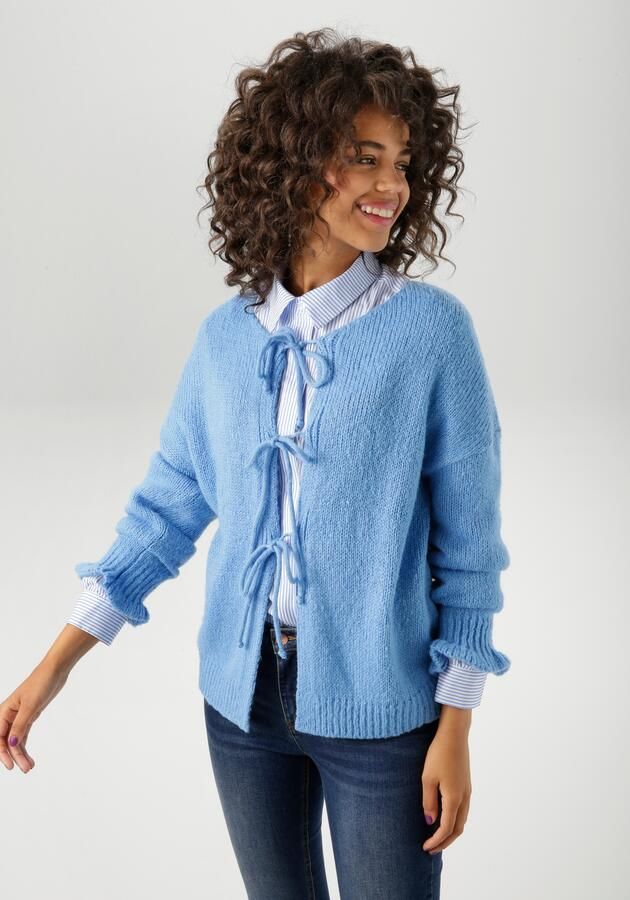 Aniston CASUAL Vest te sluiten met trendy strikbanden nieuwe collectie - Foto 7