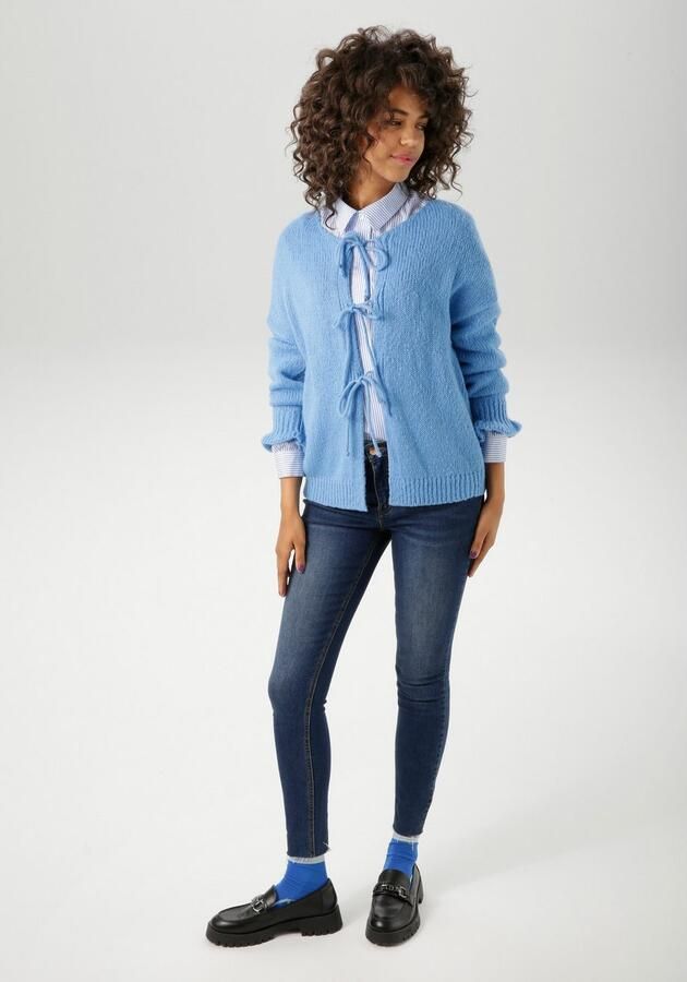 Aniston CASUAL Vest te sluiten met trendy strikbanden nieuwe collectie - Foto 5