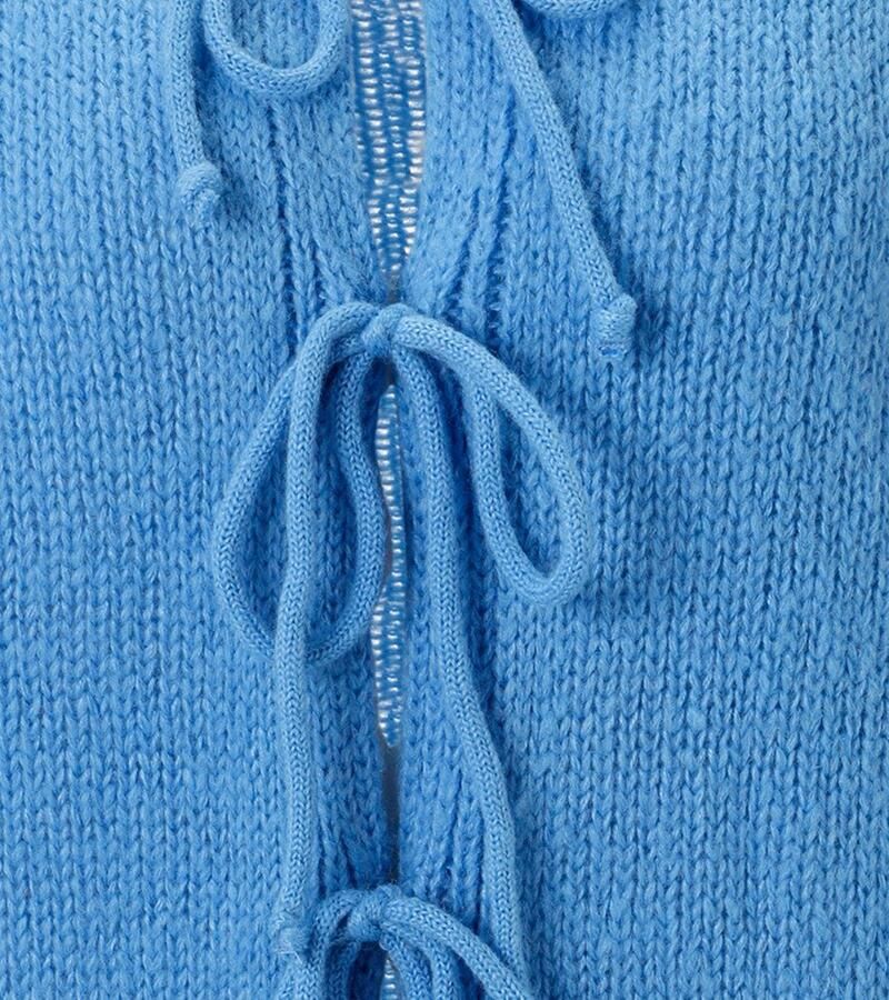 Aniston CASUAL Vest te sluiten met trendy strikbanden nieuwe collectie