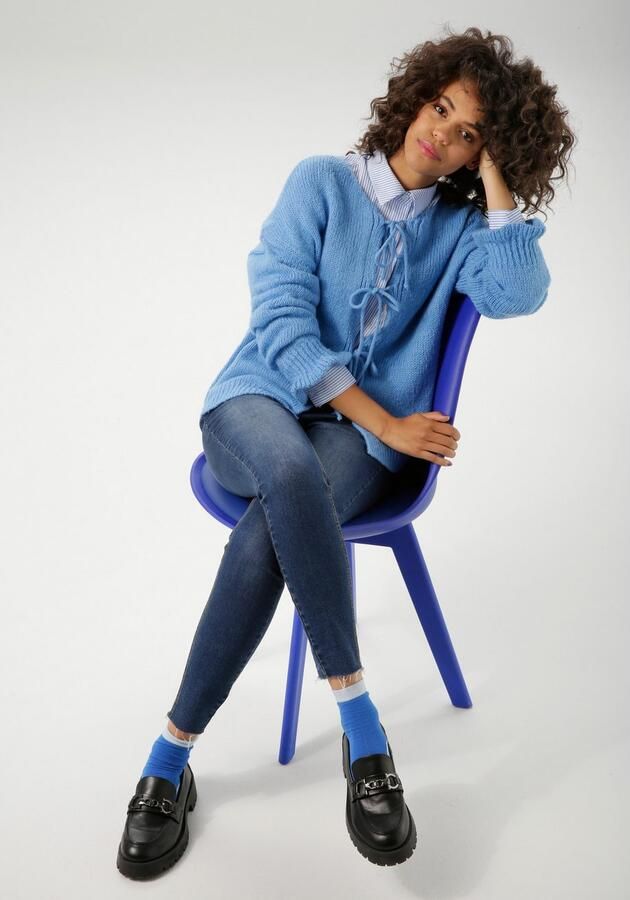 Aniston CASUAL Vest te sluiten met trendy strikbanden nieuwe collectie - Foto 6