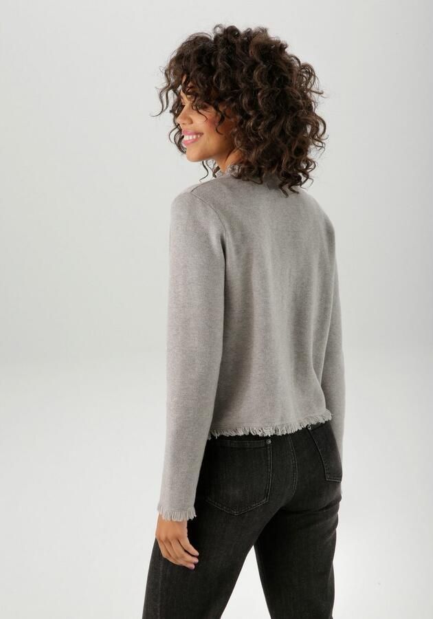 Aniston CASUAL Vest uitvoerig met franjes versierd nieuwe collectie - Foto 4