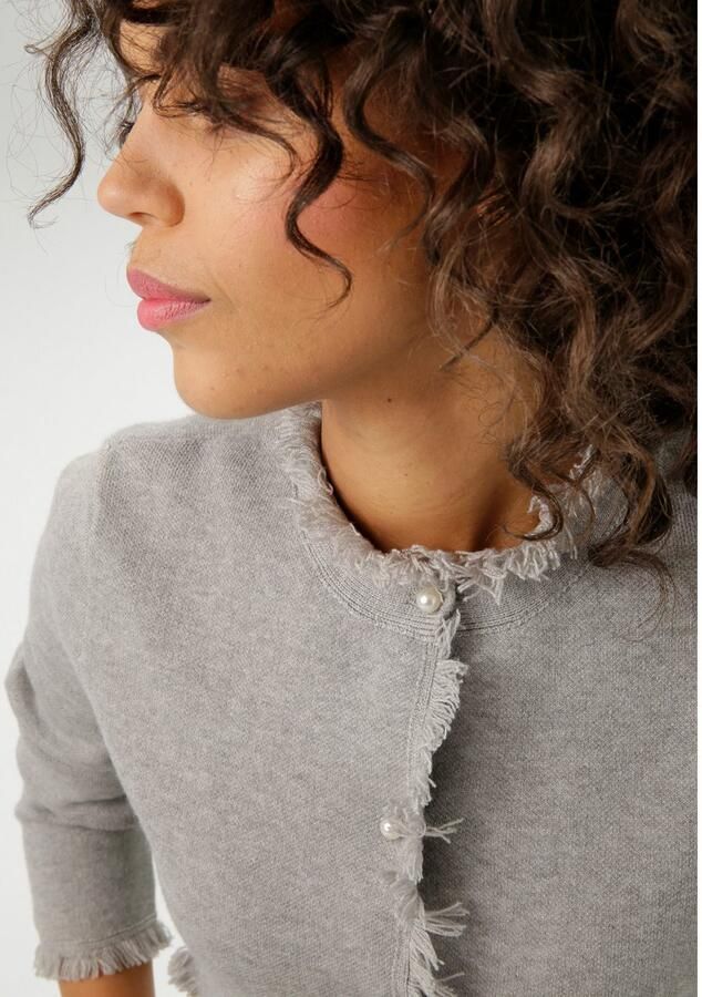 Aniston CASUAL Vest uitvoerig met franjes versierd nieuwe collectie - Foto 3