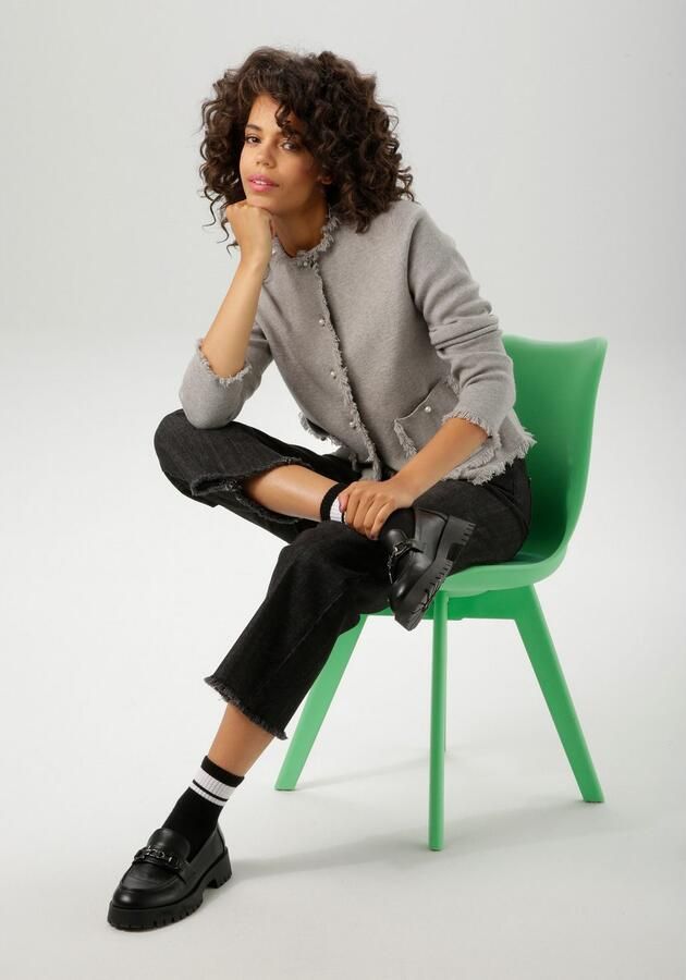 Aniston CASUAL Vest uitvoerig met franjes versierd nieuwe collectie - Foto 6