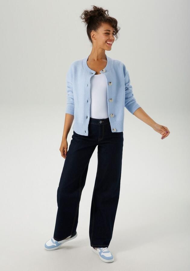 Aniston CASUAL Vest van effectvol gemêleerd garen nieuwe collectie - Foto 6