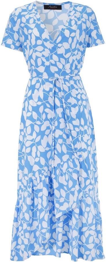 Aniston CASUAL Wikkeljurk met grafisch bladdessin - Foto 6