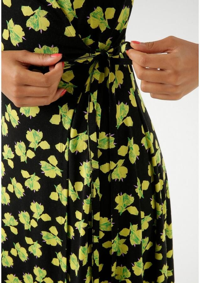 Aniston CASUAL Wikkeljurk met kunstzinnige bloemen bedrukt - Foto 2