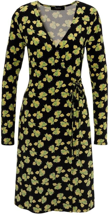 Aniston CASUAL Wikkeljurk met kunstzinnige bloemen bedrukt - Foto 6