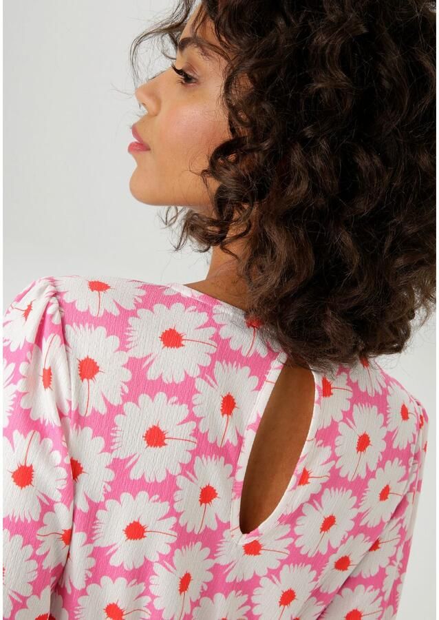 Aniston CASUAL Zomerjurk allover bedrukt met bloemen - Foto 2