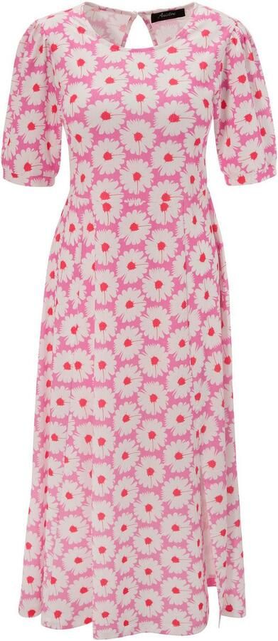 Aniston CASUAL Zomerjurk allover bedrukt met bloemen - Foto 7