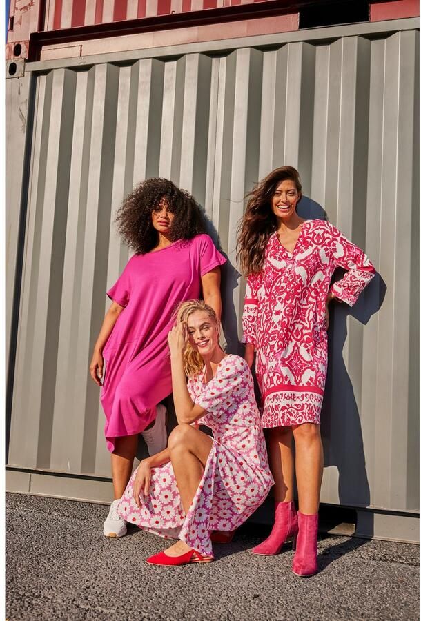 Aniston SELECTED Blousejurk met grootvlak ornamentenpatronen - Foto 3