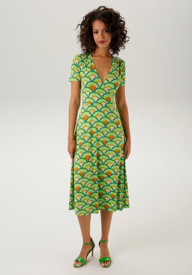 Aniston CASUAL Zomerjurk in wikkellook - Foto 5