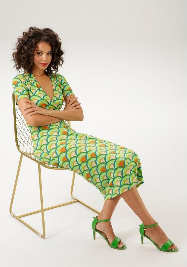 Aniston CASUAL Zomerjurk in wikkellook - Foto 3