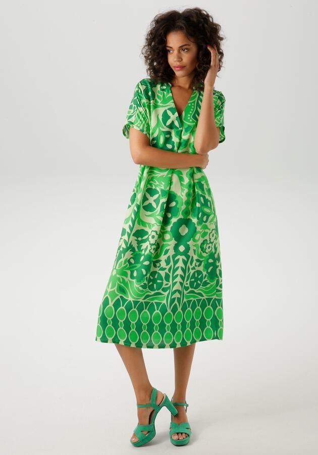 Aniston CASUAL Zomerjurk met extravagante grafische print - Foto 7