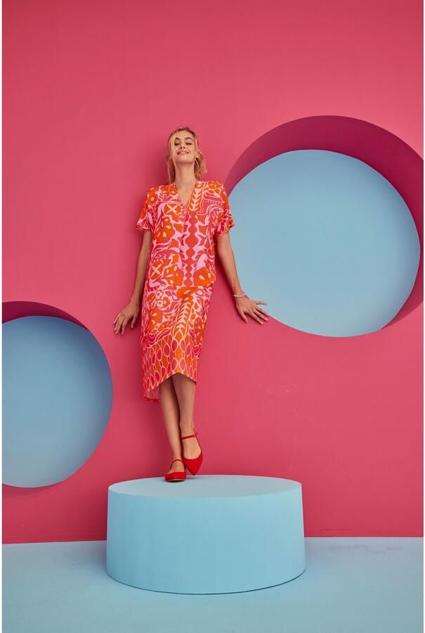 Aniston CASUAL Zomerjurk met extravagante grafische print - Foto 6