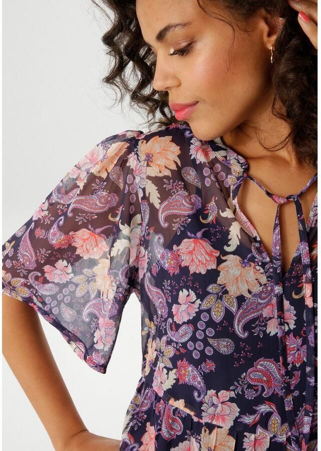 Aniston CASUAL Zomerjurk met fantasierijke bloe - en paisley-print - Foto 2