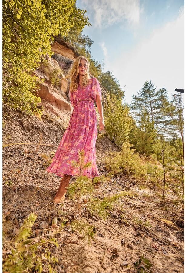 Aniston CASUAL Zomerjurk met fantasierijke bloe - en paisley-print - Foto 6