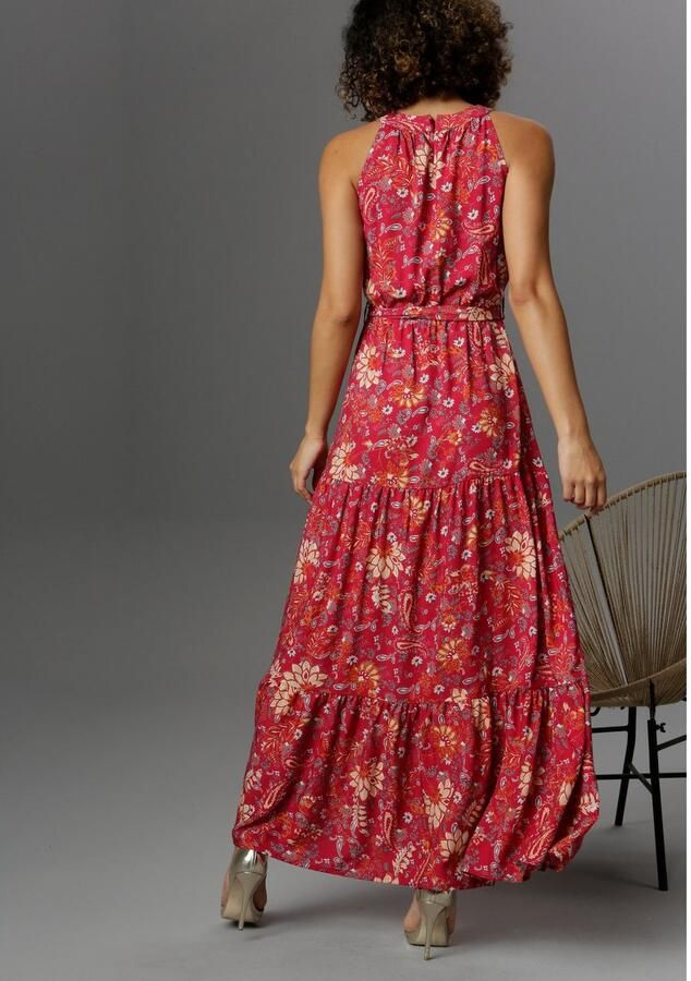 Aniston CASUAL Zomerjurk met fantasievolle bloe print - Foto 2