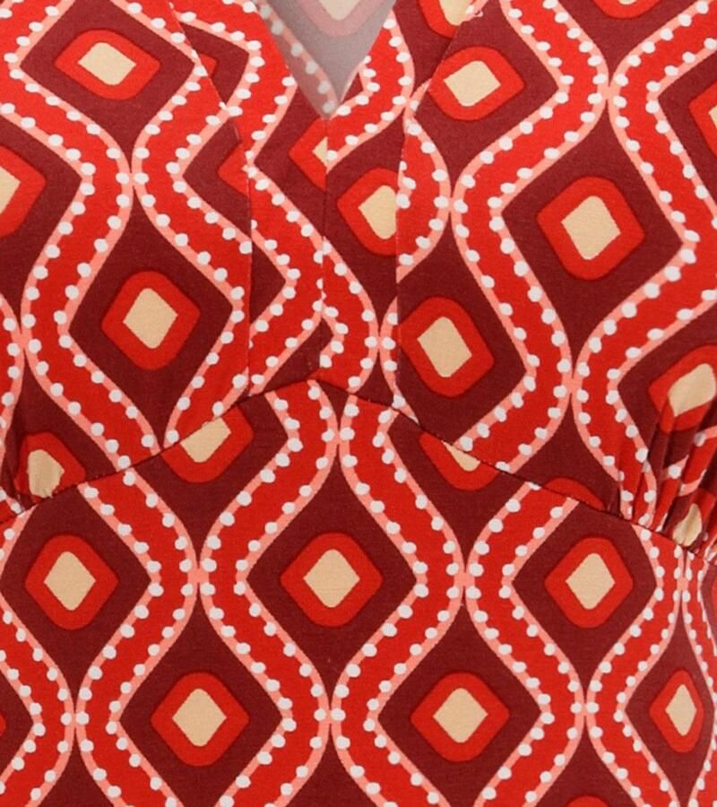 Aniston CASUAL Zomerjurk met kleurharmonieuze retro-print