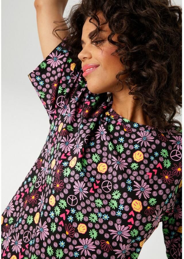 Aniston CASUAL Zomerjurk met kleurrijke extravagante print - Foto 2