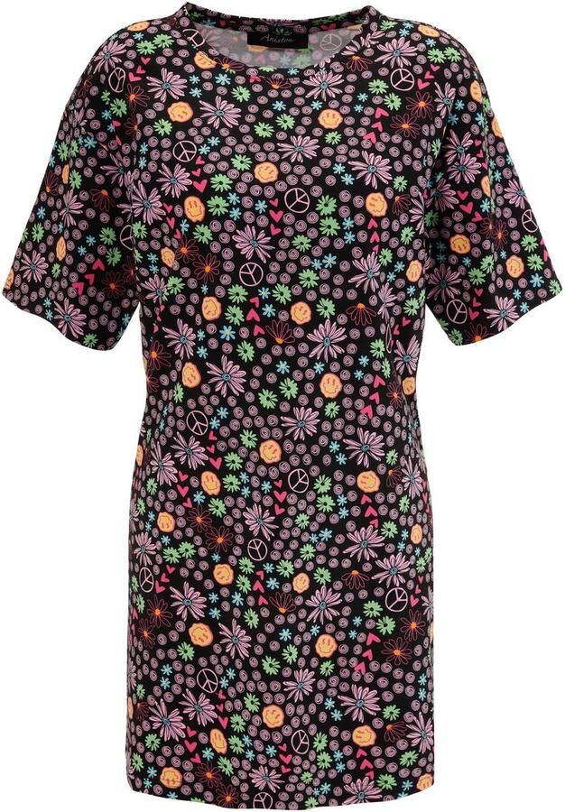 Aniston CASUAL Zomerjurk met kleurrijke extravagante print - Foto 6
