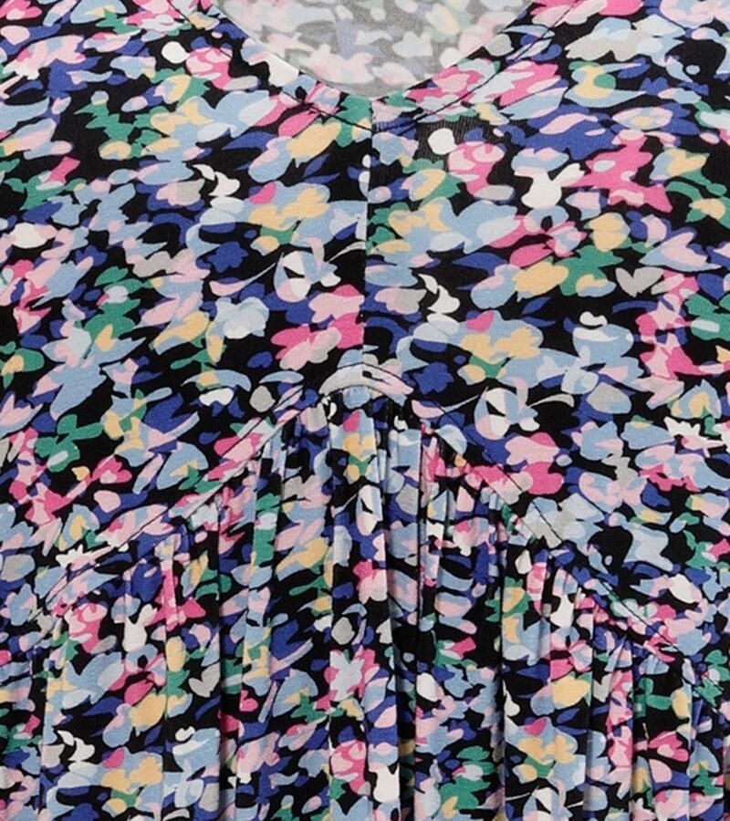 Aniston CASUAL Zomerjurk met kleurrijke grafische bloemetjes bedrukt