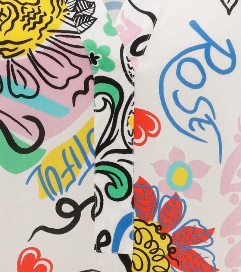 Aniston CASUAL Zomerjurk met kleurrijke kunstzinnige print