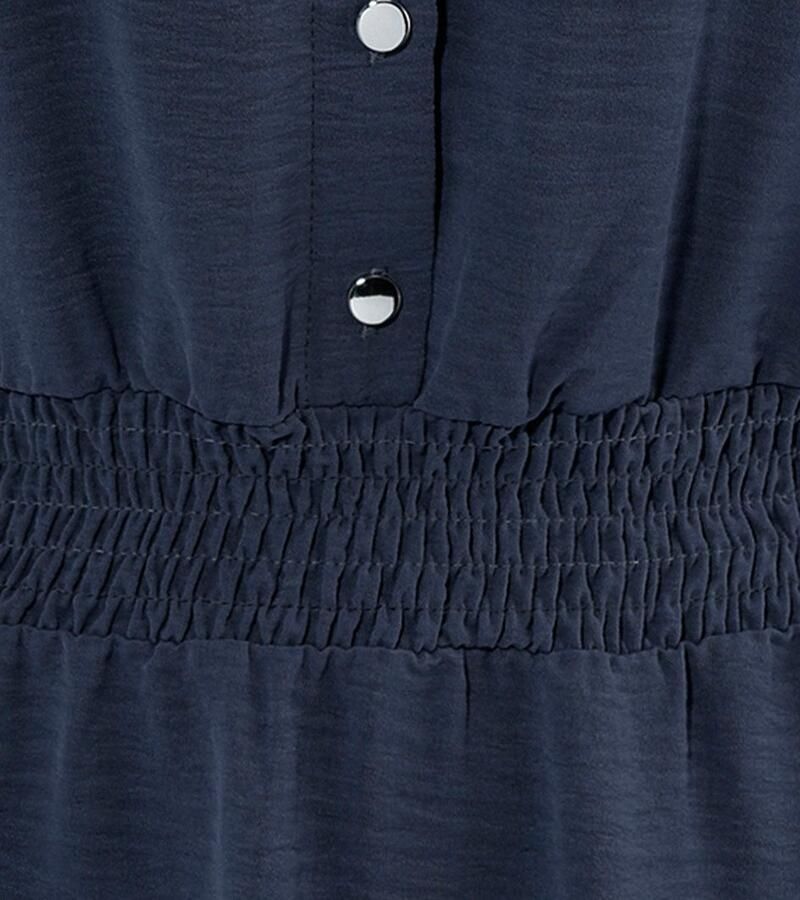 Aniston CASUAL Zomerjurk met rimpelband in de taille