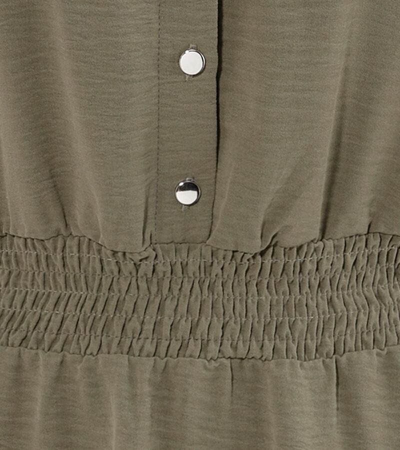 Aniston CASUAL Zomerjurk met rimpelband in de taille