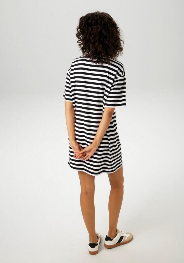 Aniston CASUAL Zomerjurk met streepdessin - Foto 3