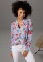 Aniston CASUAL Blouse zonder sluiting met kleurrijke bloemenprint - Thumbnail 1