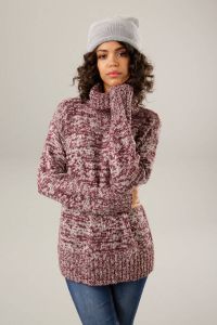 Aniston CASUAL Gebreide trui van trendy mêleegaren nieuwe collectie