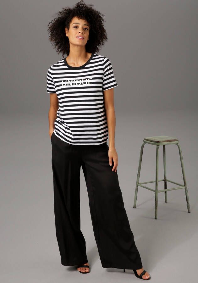 Aniston CASUAL Palazzobroek in trendy crêpekwaliteit