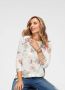 Aniston CASUAL Shirt met lange mouwen met maxi-bloemenprint en vogels - Thumbnail 1