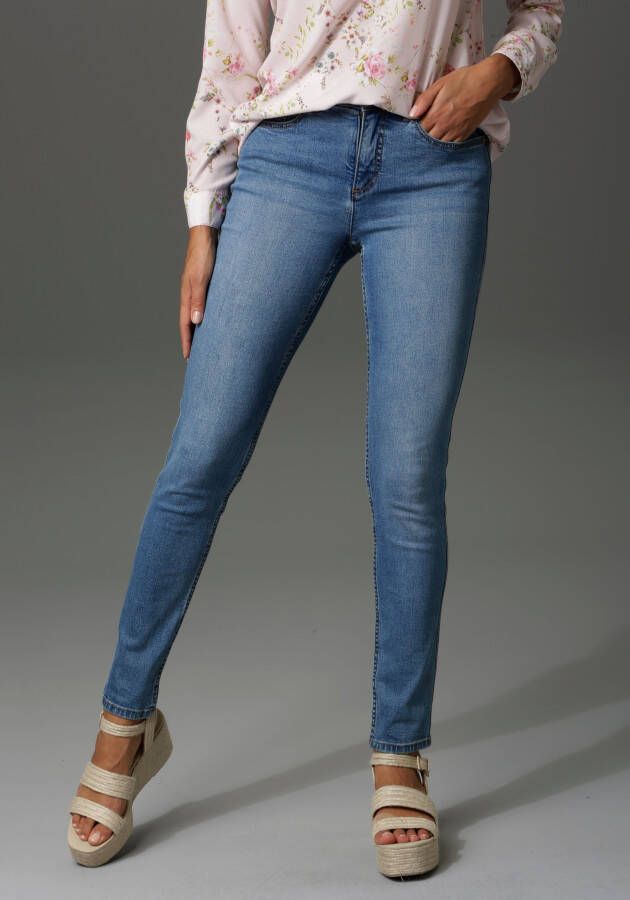 Aniston CASUAL Slim fit jeans regular waist