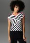 Aniston CASUAL T-shirt met gestreepte boorden - Thumbnail 1