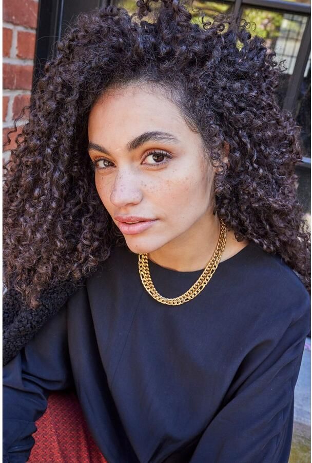 Aniston JEWELRY & WATCHES Edelstalen ketting Sieraad cadeau roestvrij staal halsketting figaro-ketting - Foto 1