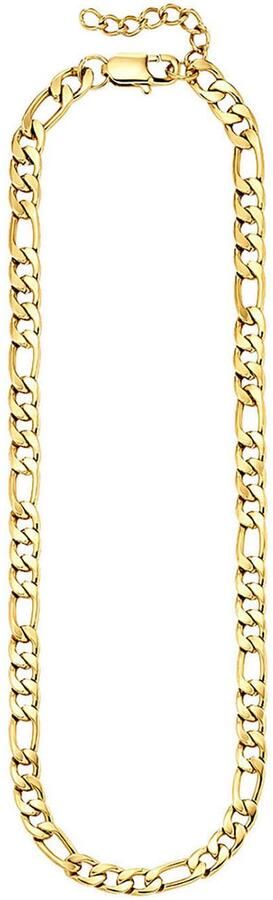 Aniston JEWELRY & WATCHES Edelstalen ketting Sieraad cadeau roestvrij staal halsketting figaro-ketting - Foto 2