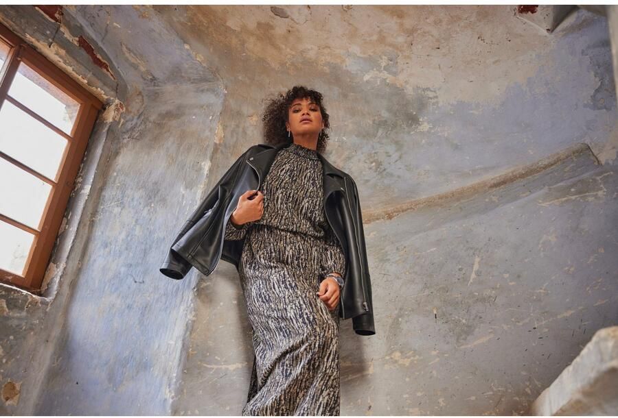 Aniston PLUS Bikerjack in biker-look nieuwe collectie - Foto 7